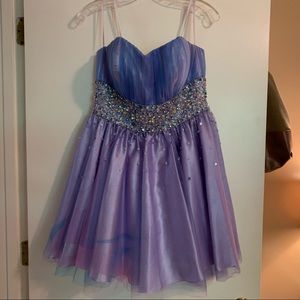 ✨ sparkly purple prom/ formal dress ✨